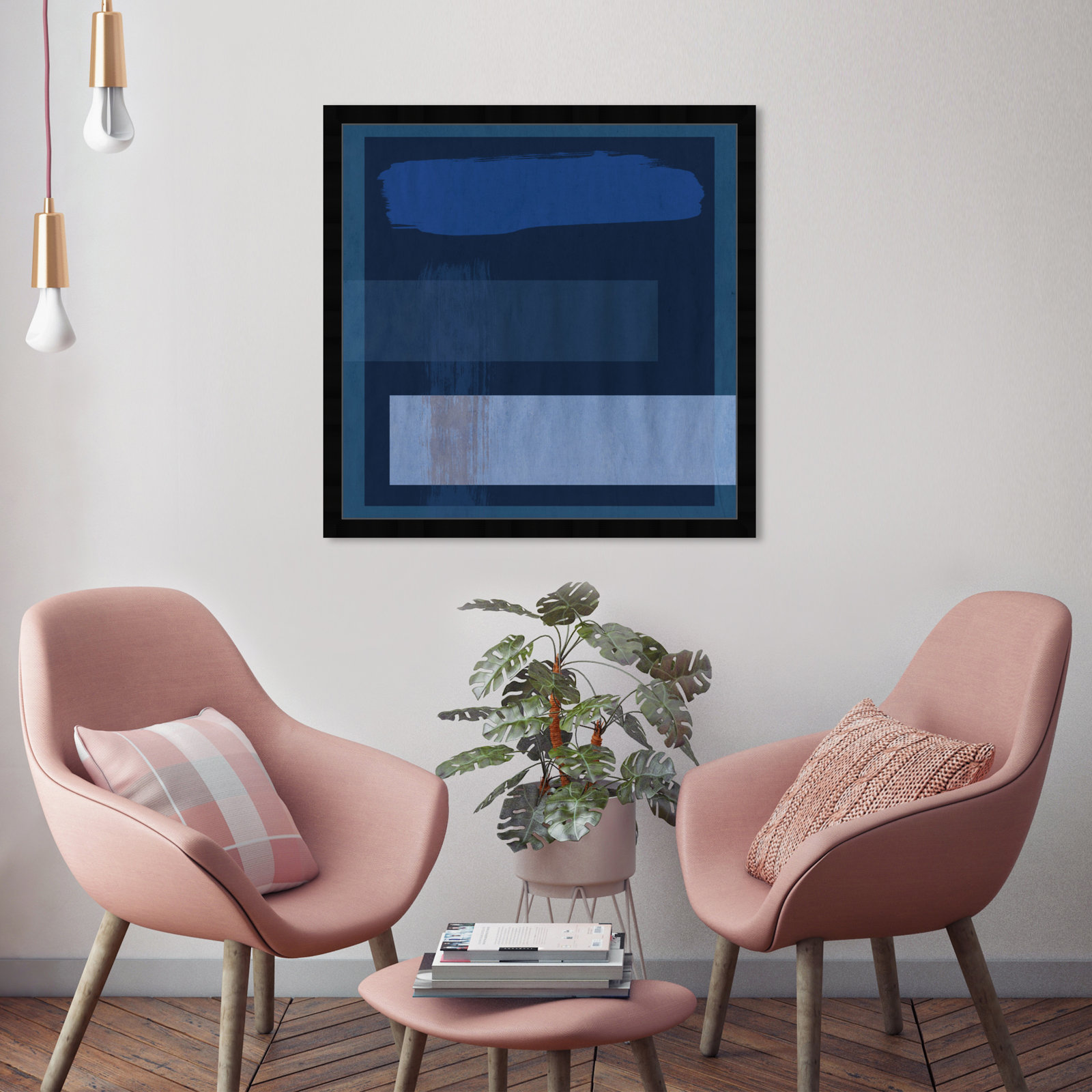 Galicia En Primavera Print by Oliver Gal, Black, 26" H x 26" W x 0.5" D