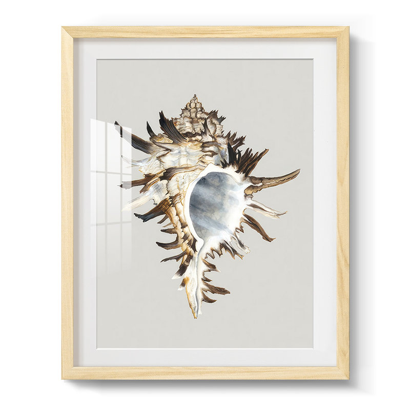 Hawaiian Beach, reproduction encadrée en verre, Blanc, Papier encadré naturel