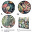 «Haidan Green Red Cactus Scenery I», reproduction sur toile-88531404-88531397