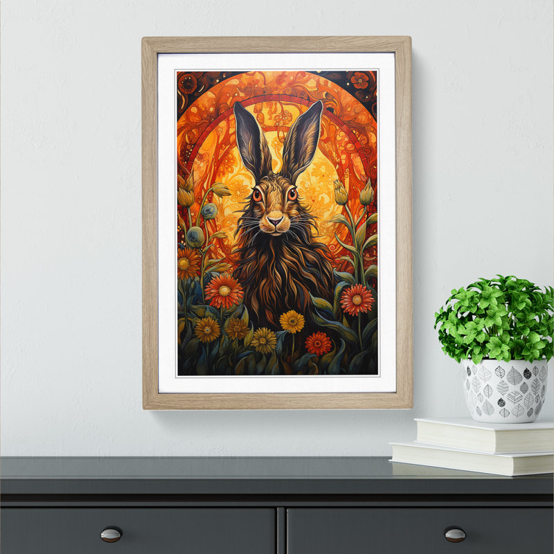 Hare Renaissance - Framed Print