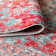 Tapis bleu / rouge Lasley Contemporary