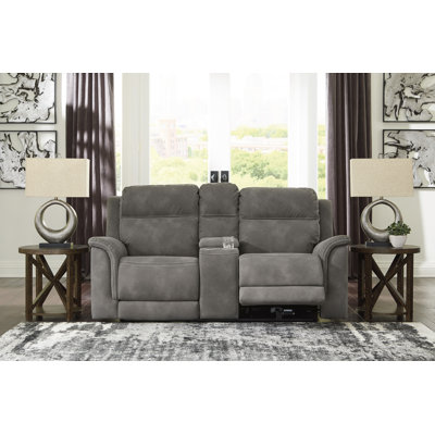 Brookley Power Reclining Loveseat with Console