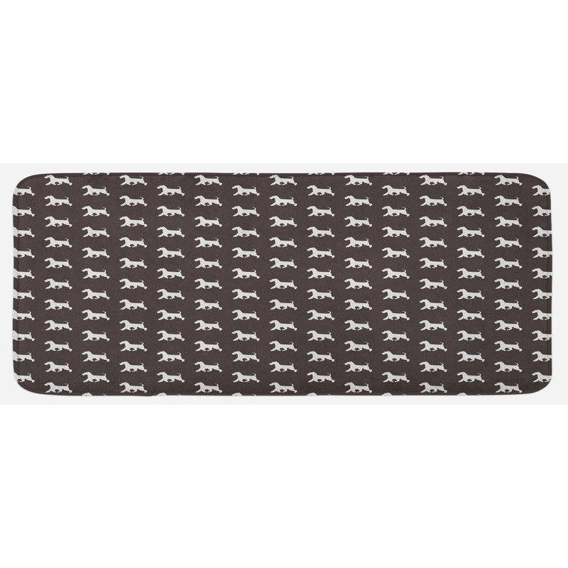 Tapis de cuisine pour chien Scottie