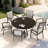 VRSHWO"Outdoor Round Patio Dining Table For 4-6(Only Including Table)-1416807116