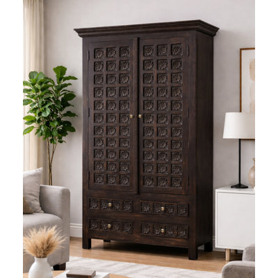 Armoire haute Torkel - Brun antique