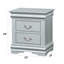 Table de chevet Platinum Finish