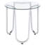 Ensemble de tables basses chromées 2 pièces