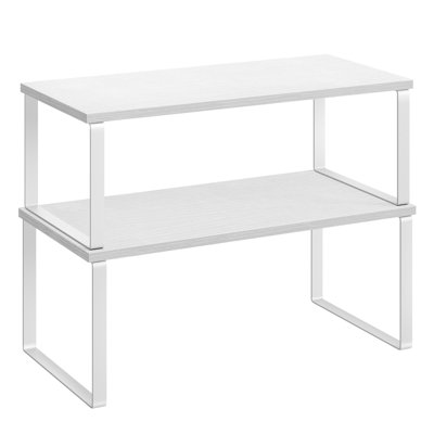 Stackable Cabinet Organizer Shelf (Set of 2)