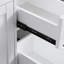 Base de meuble-lavabo simple 36 po seulement en blanc