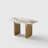 Modern Sintered Stone Dining Table With Gold Metal Base (55.1")-38223442-38223443