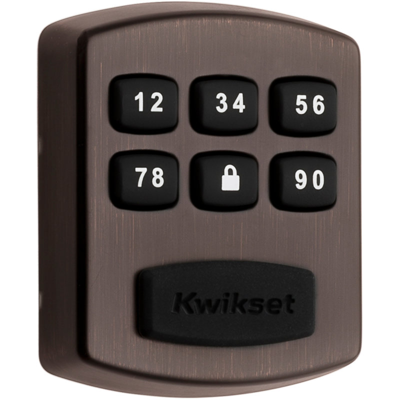 Kwikset Keywayless Electronic Smart Code Deadbolt, Venetian Bronze