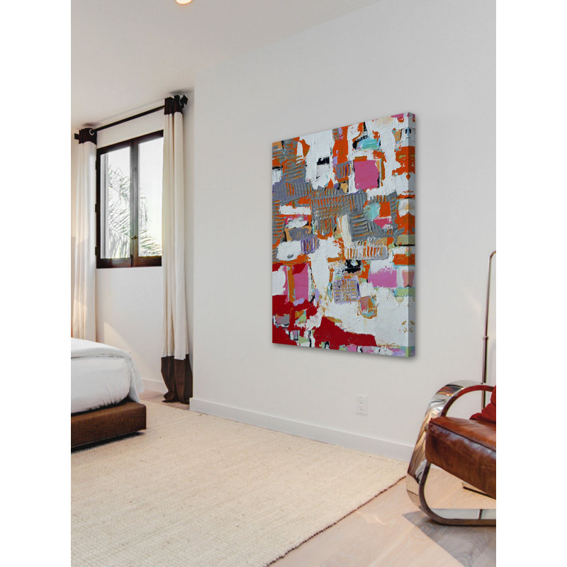" Encrypted " by Michelle Rivera, 60" H x 40" W x 1.5" D