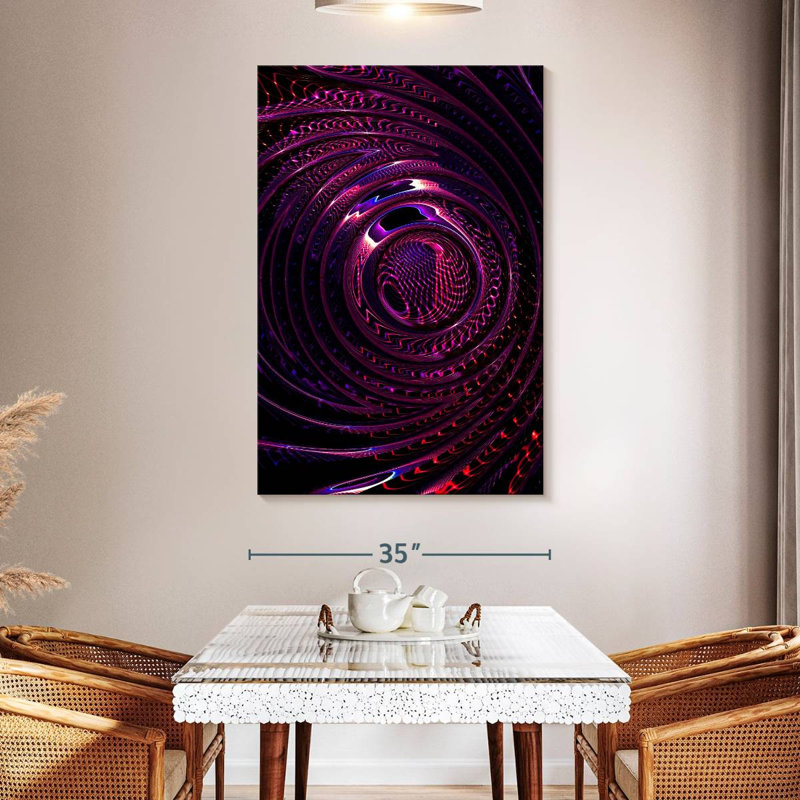 Avery Ripples Digital Abstract, 51" H x 34" W