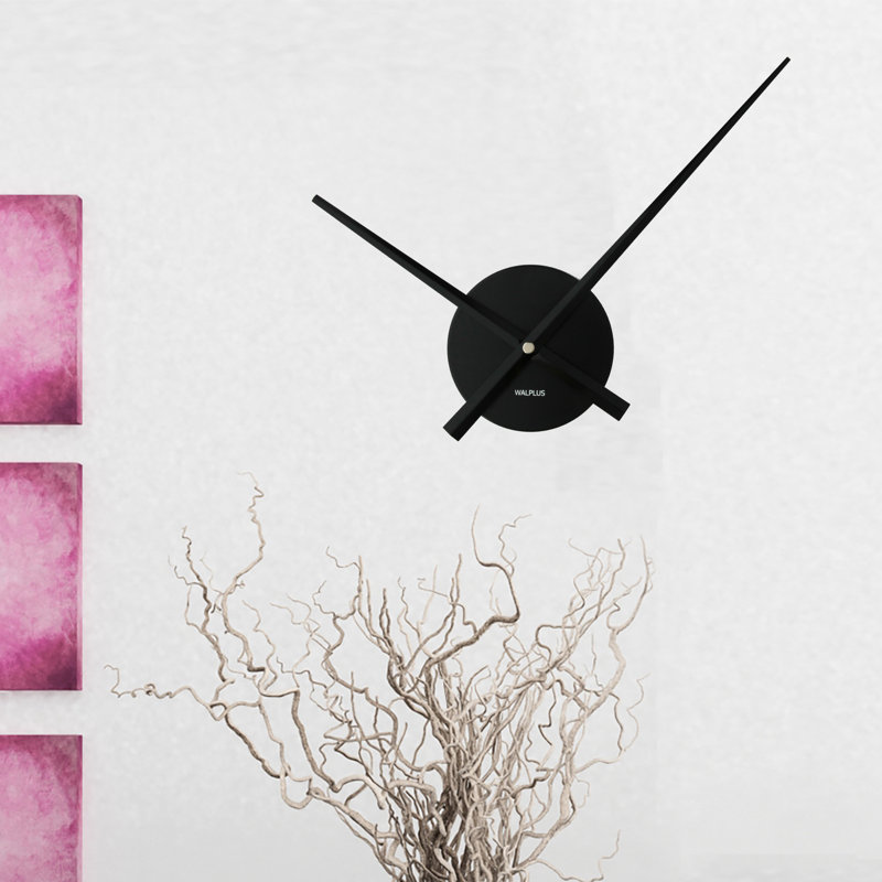 Marcelina Metal Wall Clock, Black