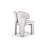 Sculptural Upholstered Accent Chair With Dual-form Back