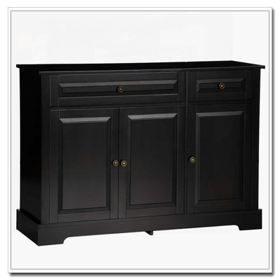 Armoire décorative avec 2 tiroirs et tablettes réglables