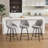 Absalom Modern Industrial Swivel Upholstered 25.6'' Linen Counter Stool with Metal Frame-505018661-474628404
