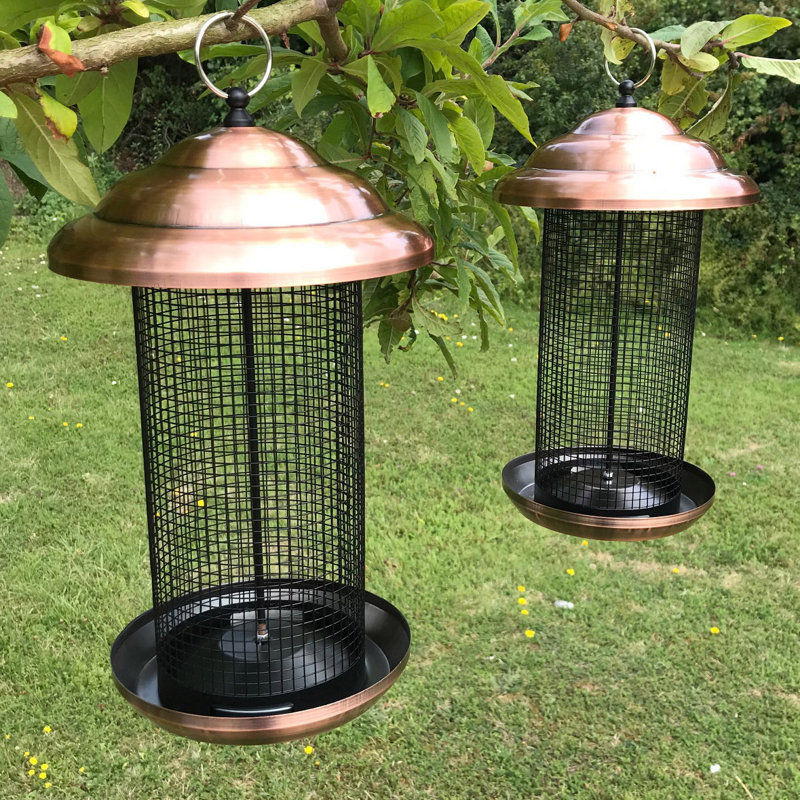 Fedler Metal Hanging Tube Bird Feeder
