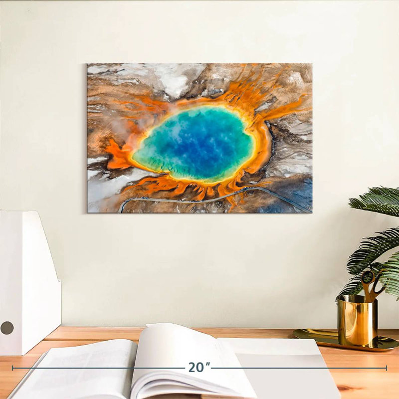 Alvord Hot Grand Prismatic Spring, 8'' H x 12'' W