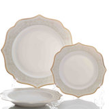 Arkose 18 Piece Bone China Dinnerware Set - Service for 6