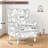 Modern Accent Chair with Retro Wood Legs, Comfy Upholstered Armchair-974189905