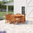 Anautica 10 - Person Teak Wood Patio Dining Set with Oval Table