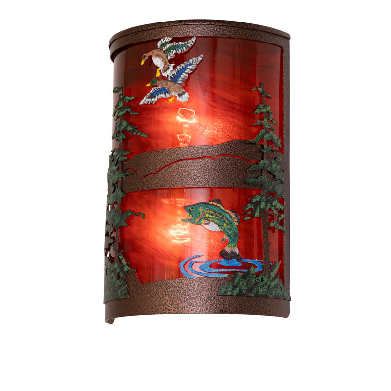 2 - Light Flush Mounted Sconce