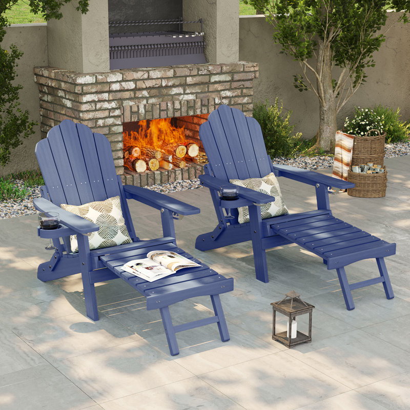 Chaise Adirondack pliable HiPS, Marine