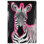 «Pink Pop Zebra in Electric Glow», art mural sur toile par Art Remedy