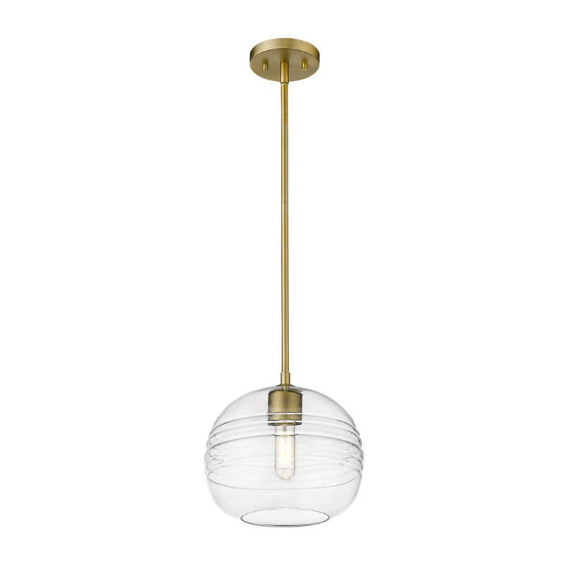 Hatton 1 - Light Single Pendant, Olde Brass