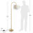 Nantwich 61.8'' Arched/Arc Floor Lamp-62142685
