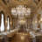 Mondeja 18 Light 40"W Electroplated Chrome Glass Crystal Classic/Traditional Chandelier For Living Room/Bedroom