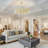 Abe 14 - Light 47" Dimmable Tree Branch Crystal Chandelier Round Pendant Lights for Dining Room-996840614