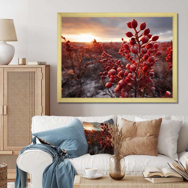 Canada Canada Tundra II, reproduction d'art sur toile, H 30 po x l 40 po x P 1,5 po, Or