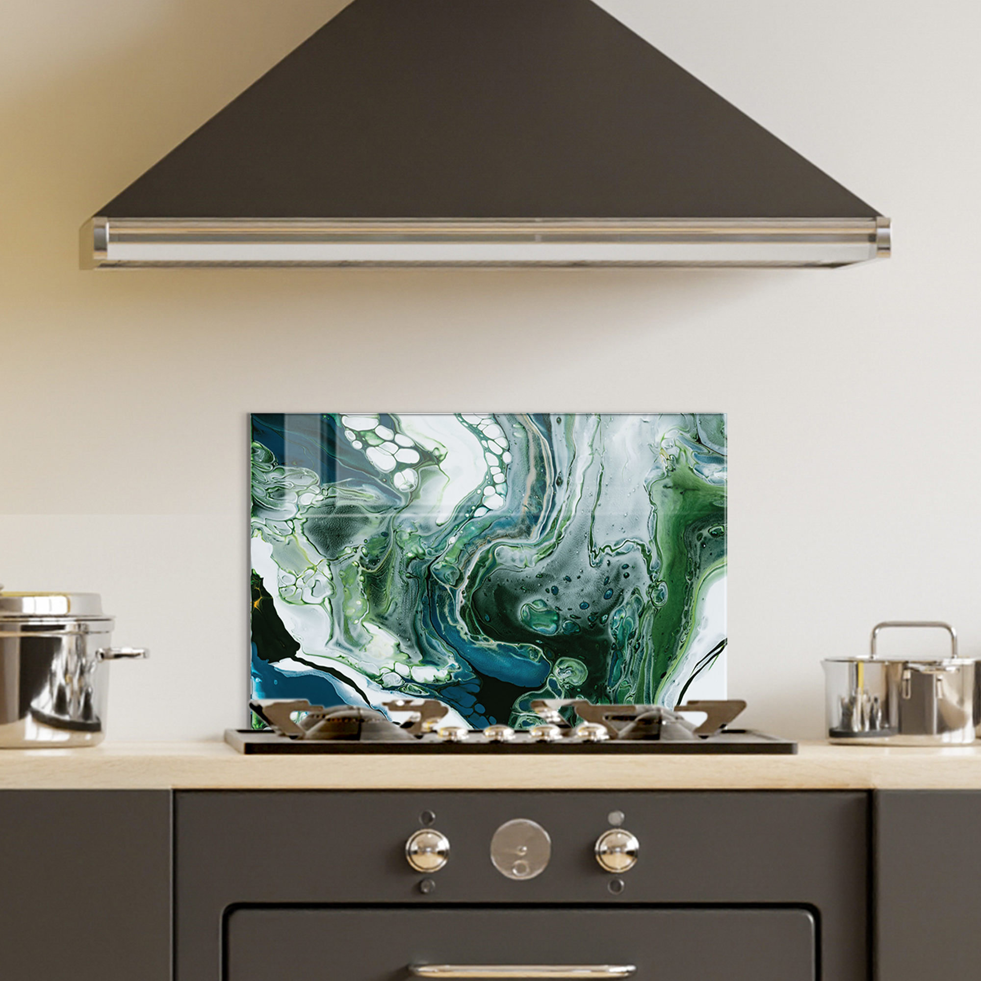 East Urban Home Unframed Painting on Glass | Wayfair