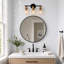 Éclairage pour meuble-lavabo à 3 lumières à intensité variable noir et or Snellville-1300498818