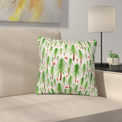 Christmas Tree Farm Throw Pillow