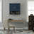 Wall-Mounted Bathroom Cabinet with Open Shelf & Adjustable Inner Shelves - Blue-1140816129
