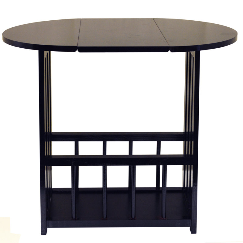 Solid Wood End Table, Dark Oak