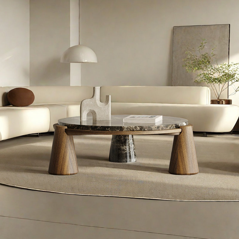 Minimalist Marble Coffee Table