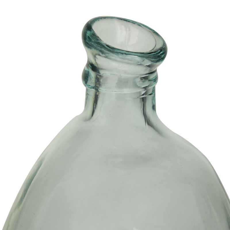 Vase de table en verre 18,25 po Fitch Blue