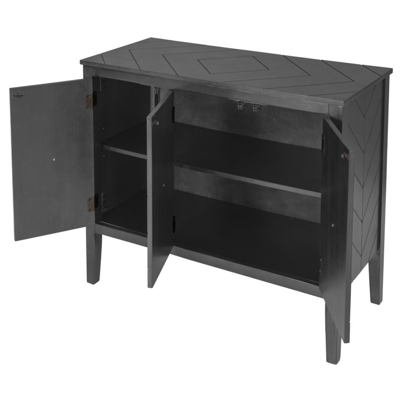 Sideboard Cabinet for Living Room, Grey