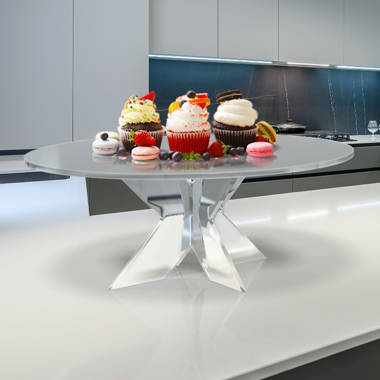 3PCS Round Cake Stand Cupcake Metal Dessert Table Stands Set - Walmart.com