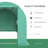 15' X 7' X 6.5' Walk-In Tunnel Hoop Greenhouse, Green House With Polyethylene PE Cover, Steel Frame, Roll-Up Zipper Door & Windows For Flowers, Vegetables, Tropical Plants, Green