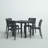 Quadis 4 - Person Patio Dining Set with Square Table-1826423171