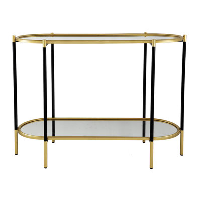 41.5'' Glass Top Console Table