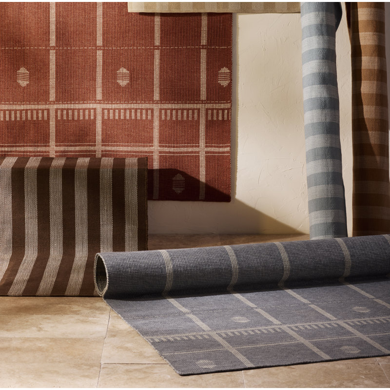 Kistler Area Rug, Rectangle 3' x 5', Blue