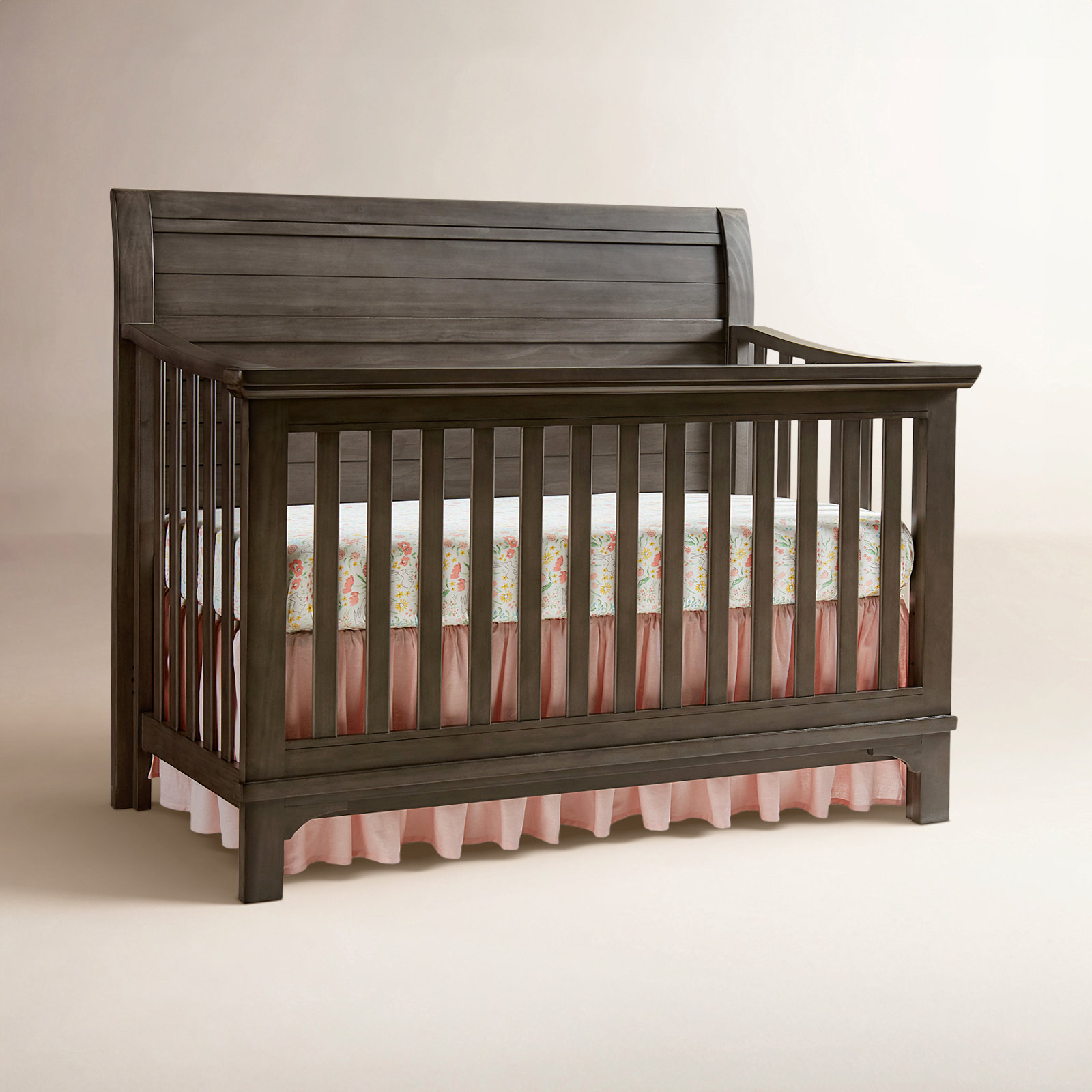 Mabank 3 -in-1 Convertible Crib, Dusk Gray