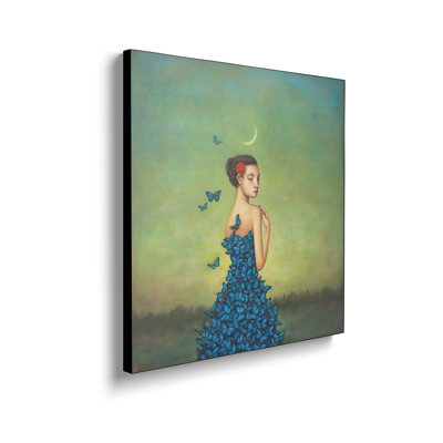 Reproduction d'art sur toile en métal Steemplix - Métamorphose en bleu par Duy Huynh