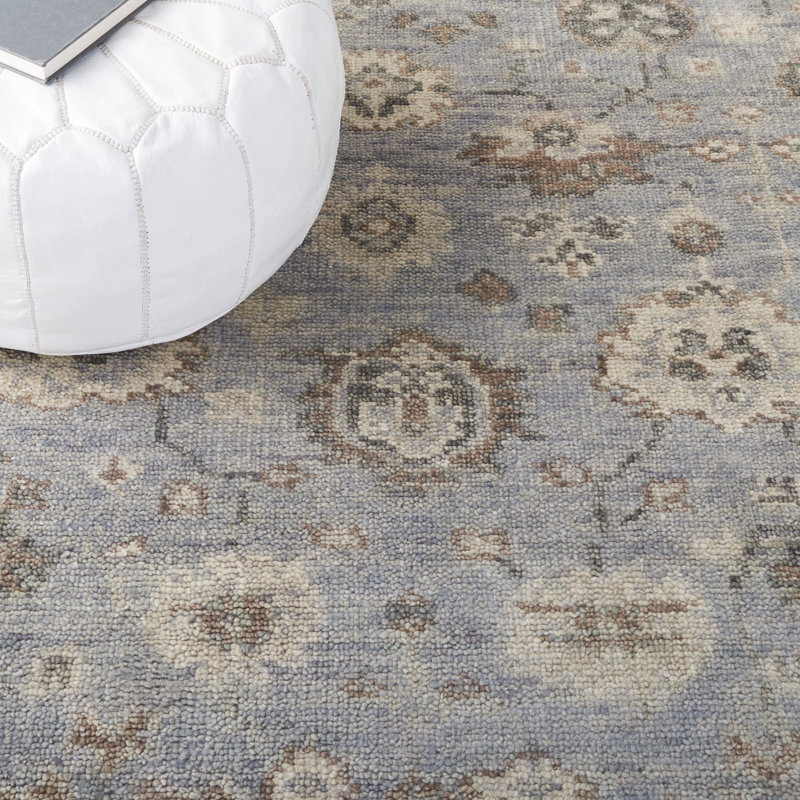 Samarkand 110 Area Rug In Grey / Ivory, Rectangle 6' x 9'